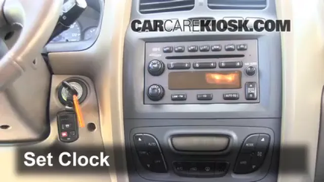 2003 Hyundai Santa Fe GLS 3.5L V6 Clock Set Clock